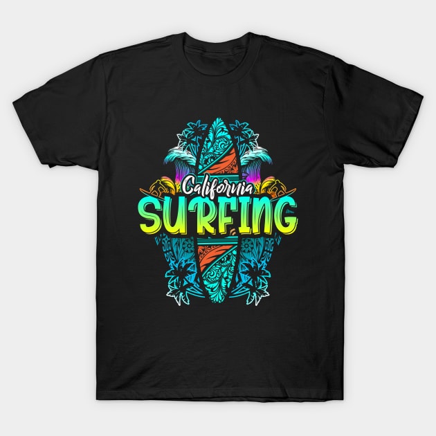 California Surfing T-Shirt by BDAZ